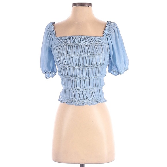 Lucy Paris Smocked Blouse - Picture 3 of 9